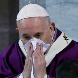 Рим папасы дүйнө элине кыжырданып, коронавирустун жайылышына таамай сөзүн айтты