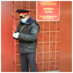ВИДЕО - Карантинде кыргыз милицияларынан 