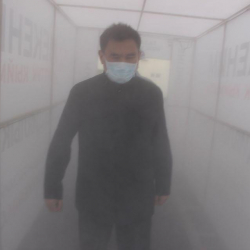 СҮРӨТ-Ош ШИИБине дезинфекциялоочу туннель орнотулду