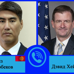 Чынгыз Айдарбеков АКШнын мамлекеттик катчысынын орунбасары менен сүйлөштү