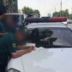 Ташкент инспекторлоруна жок дегенде бир айдоочуну 