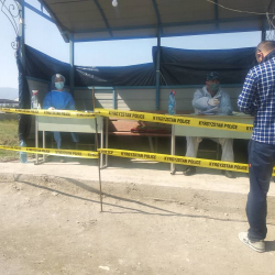 ИИМ: Кадамжай район аймагындагы милиция кызматкерлери күчөтүлгөн тартипте иш алып барууда