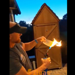 ВИДЕО-Америкалык жаран Трамптын 1200 долларлык чегин өрттөп жиберди