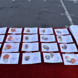 Милициянын кайгуул кызматкерлери ИИМдин “Ардак” жана “Азамат” медалдары менен сыйланышты