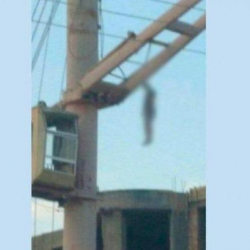 Кран айдаган жаш жигит өзүнүн кранынын жебесине асынып алды