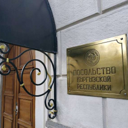 Россиядагы Кыргызстандын элчилигинин кызматкерлерине Кыргыз жарандары кол салышты