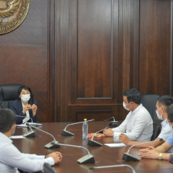 Вице-премьер-министр Аида Исмаилова ыктыярчылар менен жолугушту