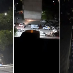 ВИДЕО - Кызды уурдаган шектүүнү казакстандыктар өз алдынча жазалоого аракет кылышып, унаалар өрттөлдү