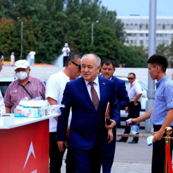 Текебаев жоголуп кеткен Баш мыйзамды таап берсе, бетинен беш эмес 505 жолу өбөлү...