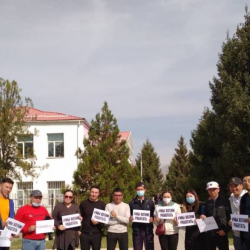 Таласта той-мааракелерди чектөөлөргө каршы акция өттү