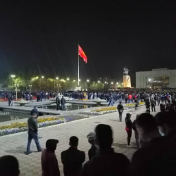 ВИДЕО - Митингге карабай кезметин алмаштырган Ардак кароол