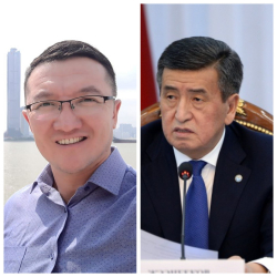 Шайырбек Абдырахман: “Сооронбай Шарипович! Кайда кетесиз? Эмнеге азыр кетишиңиз керек? Көчөнүн кейпин болсо көрүп турасыз?”