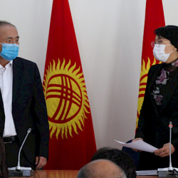 Аида Исмаилова министрликтин жамаатына жаңы жетекчини тааныштырды