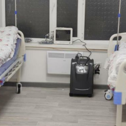 ФОТО - COVID-19: Ысык-Көлдө жаңы оорукана пайдаланууга берилди