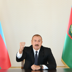 Азербайжан президенти: Тоолуу Карабакта 40 калктуу конушту кайтарып алдык