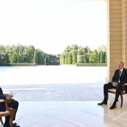 Президент Ильхам Алиев дал интервью турецкому телеканалу Haber Türk