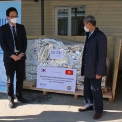 Кореядан Кыргызстанга 12 санариптик рентген аппараты алынып келинди