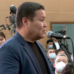 Төрага Мамытов атасы алган насыя тууралуу түшүндүрмө берди