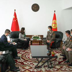 Башкы штабдын жетекчиси Кытай элчиси Ду Дэвень менен жолукту