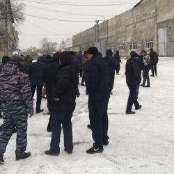 Бишкекте автобустун айдоочулары иш таштады