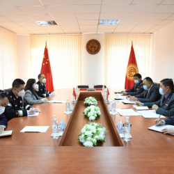 СҮРӨТ - Кыргыз Республикасынын Ички иштер министрлиги Кытай Эл Республикасы менен кызматташууну чыңдоодо