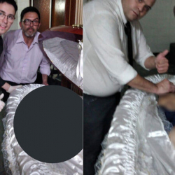 Аза кызматынын кызматкерлери Марадонанын сөөгү менен сүрөткө түшүп, чыр чыкты