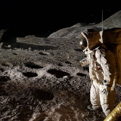 В мире только трем странам удалось установить свой флаг на Луне