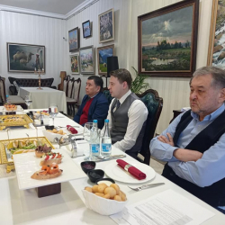 СҮРӨТ/ВИДЕО - Новиковдун өлкөдөгү ири ишкерлер менен жолугушуусу. Аскар Салымбеков: 