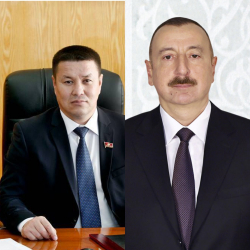 Талант Мамытов Азербайжандын Президенти Ильхам Алиевди туулган күнү менен куттуктады