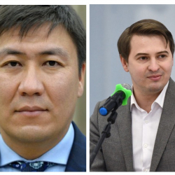 ВИДЕО - Бейшеналиев узаткан эстафетаны кабыл алган Новиков жаш жеткинчекке планшет белек кылды