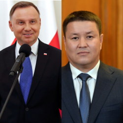 Польшанын Президенти Анжей Дуда Талант Мамытовду жана Кыргызстан элин Жаңы жылы менен куттуктады