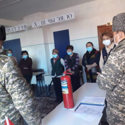 ӨКМ: Шайлоо тилкелеринде өрт коопсуздугу камсыз кылынууда