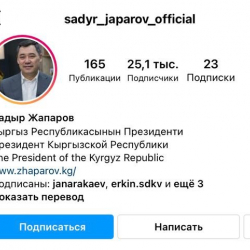 СҮРӨТ - Шайлоо жыйынтыктары чыга элек жатып эле Садыр Жапаров президент болуп алды