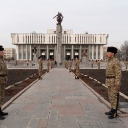 ВИДЕО - Бишкекте Садыр Жапаровдун инаугурациясына даярдыктар жүрүүдө