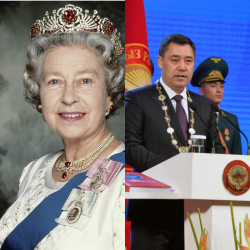 Елизавета II Садыр Жапаровду президенттик кызматына киришүүсү менен куттуктады