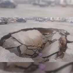 ВИДЕО - Жолдун так ортосу оюлуп калган