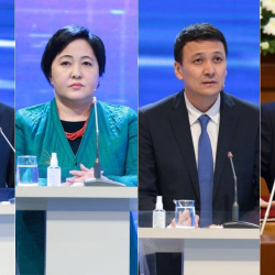 4 партиянын лидерлери жергиликтүү кеңештин шайлоосуна бирге барат