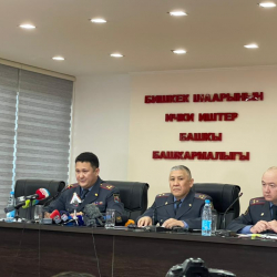Айзаданын өлүмү: Бишкек шаардык милициясынын башчысы кыздын жакындарынан кечирим сурады