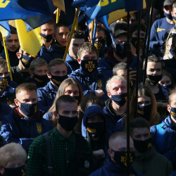 На Украине подросток зиганул ветерану