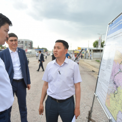 СҮРӨТ- Улукбек Марипов  Бишкек-Кара-Балта жолундагы реконструкциялоо иштерин текшерди