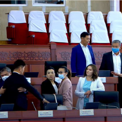 Парламентте «Ата Мекен» фракциясынын депутаттары уруша кетишти