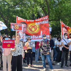 Орхан Инандынын тарапкерлери дагы акцияга чыгышты