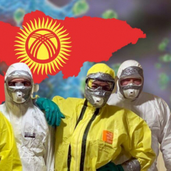 Бишкекте «кызыл зонада» иштеген медиктерге июнь айына кенемте төлөнө элек