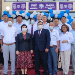 Нургул Бакирова Тогуз-Торо райондук сотунун жаңы имаратынын ачылышына катышты