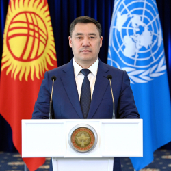 Садыр Жапаров: Предлагаем временно разместить в Бишкеке эвакуированные из Афганистана учреждения ООН