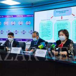 ВИДЕО - Жалалидин Рахматулаев: «COVID-19дан каза болгон жана вирус жуктуруп алган кызматкерлерге 217 миллион сом бөлүнгөн»