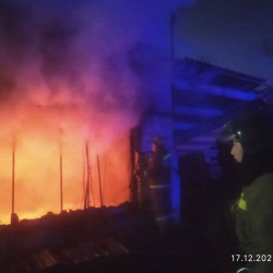 Смертельный пожар в Бишкеке. Погиб мужчина