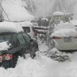 ВИДЕО - Пакистанда калың кар жаап, адамдар тоңуп каза болууда...