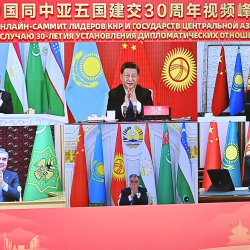 Борбор Азия менен Кытай мамлекет башчылары дипломатиялык мамилелердин 30 жылдыгына карата Билдирүү жасады