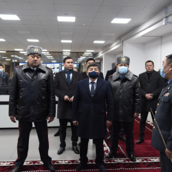 СҮРӨТ - Акылбек Жапаров Ички иштер министрлигинин коллегиялык жыйынына катышты